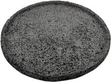 Comal Pizza Stone Volcanic Stone with Edge Border 14.5 inches