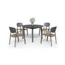 Gin 5-Piece Wicker Dining Set by Outdoor-USA®