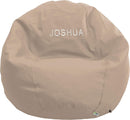 Bag Chair Kid size Comfy Bean - Cotton Fabric - Eco Fill
