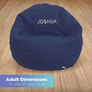 ComfyBean Adult Bean Bag Lounger - Cotton Cover