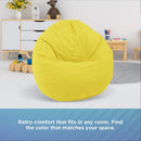 Bag Chair Kid size Comfy Bean - Cotton Fabric - Eco Fill