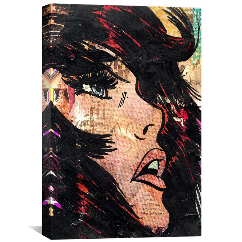 Comic Woman 1 Canvas