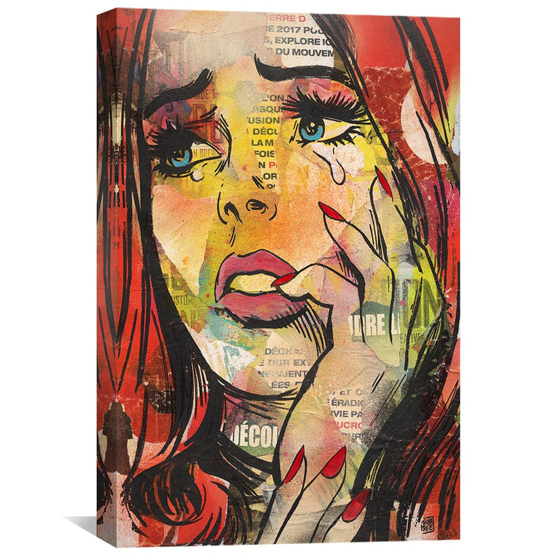 Comic Woman 2 Canvas