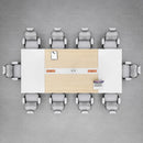 Comity · White Collaborative Meeting Table