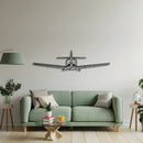 Commander 112 Front Metal Aircraft Wall Art - NCP0472