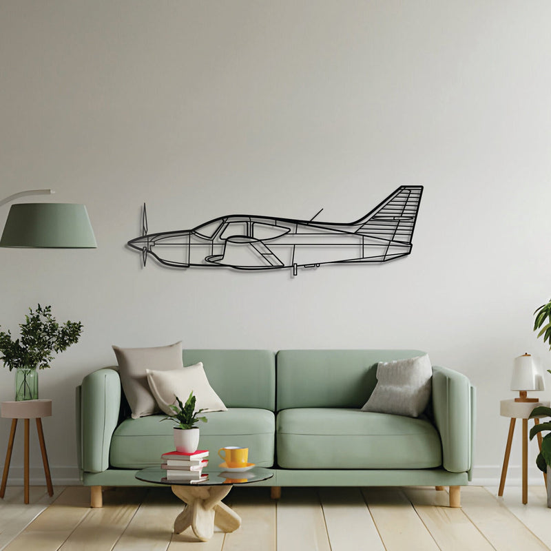 Commander 114B Metal Aircraft Wall Art - NCP0373