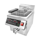 Commercial 12.6 QT 1800W Electric Induction Deep Fryer With Timer (SAK15870) by SAKSBY WHOLESALE