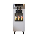 Commercial 2200W 3-Flavor Freestanding Soft Serve Ice Cream Machine With Auto Clean (SAK83517) by SAKSBY WHOLESALE