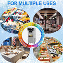 Commercial 2200W 3-Flavor Freestanding Soft Serve Ice Cream Machine With Auto Clean (SAK83517) by SAKSBY WHOLESALE