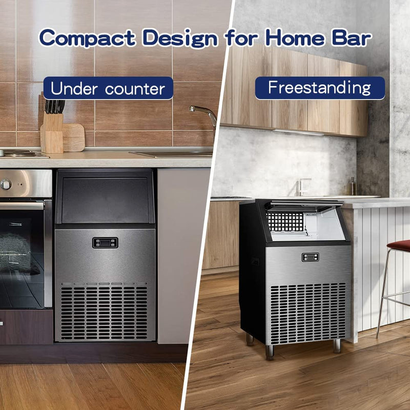 100LBS/200LBS/265LBS  Freestanding Commercial Ice Maker Z5845A