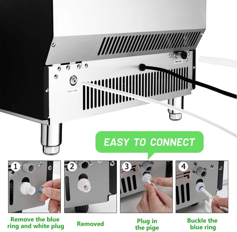 100LBS/200LBS/265LBS  Freestanding Commercial Ice Maker Z5845A