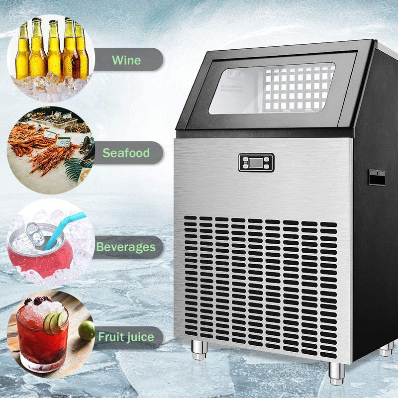 100LBS/200LBS/265LBS  Freestanding Commercial Ice Maker Z5845A