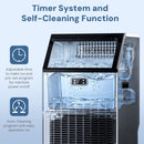 100LBS/200LBS/265LBS Freestanding Commercial Ice Maker Z5845A by Kismile