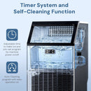 200LBS Freestanding Commercial Ice Maker Z5895 by Kismile