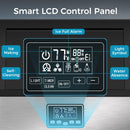 Commercial Ice Maker Machine,100lbs/24H Moon-Shaped Ice Machine with 28 Lbs Storage Capacity