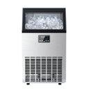 Commercial Ice Maker Machine,100lbs/24H Moon-Shaped Ice Machine with 28 Lbs Storage Capacity by Kismile