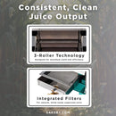 Heavy-Duty Commercial Manual Stainless Steel Sugar Cane Juicer (SAK81426) by SAKSBY WHOLESALE