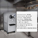 Commercial Single-Flavor Hard Serve Stainless Steel Ice Cream Machine, 20-25L/H (SAK20782)