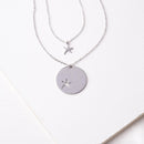 Community Silver Starfish Pendant Necklace Set