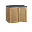 James Martin Laurent 30" Dual Mount Single Bathroom Vanity, Light Natural Oak
