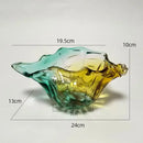 GobekUsa Conch Candy Jar & Fruit Tray: Creative Transparent Glass Storage Basket