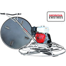 46" Concrete Power Trowel 8.5HP Honda Combo Blades and Float Pan Cement Finishing Tool