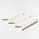 Confetti Honed Herringbone 5/8x3 Marble Mosaics 10 7/16x12 13/16