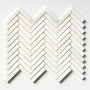 Confetti Honed Herringbone 5/8x3 Marble Mosaics 10 7/16x12 13/16