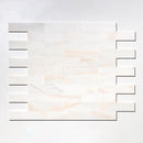 Confetti Honed Subway Marble Tiles 3x12