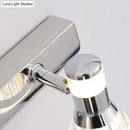 GobekUsa Conic Sconce Light - Contemporary Style Aluminum Vanity Lighting with 2/3/4 Warm/White Lights for Bathroom, Made of Stainless Steel