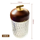 GobekUsa Conical Crystal Bedside Lamp: Elegant LED Reading Light for Home Decoration & Atmosphere