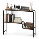 Console Table with Storage Shelf and Metal Frame for Living Room by LJGDeals