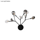GobekUsa Contemporary 9-Light LED Sconce Lighting - Black Finish Wall Lamp for Living Room