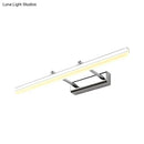 GobekUsa Contemporary Acrylic Wall Sconce with LED Vanity Lighting, Chrome Finish in Warm/White Light - 16"/19.5" Dia