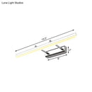GobekUsa Contemporary Acrylic Wall Sconce with LED Vanity Lighting, Chrome Finish in Warm/White Light - 16"/19.5" Dia