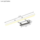 GobekUsa Contemporary Acrylic Wall Sconce with LED Vanity Lighting, Chrome Finish in Warm/White Light - 16"/19.5" Dia