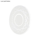 GobekUsa Contemporary Acrylic Disk Wall Light: Black/White LED Sconce Fixture for Living Room - Warm/White Light