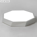 GobekUsa Contemporary Acrylic Flush Mount Ceiling Light for Bedroom - Faceted Chandelier