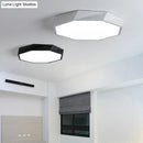 GobekUsa Contemporary Acrylic Flush Mount Ceiling Light for Bedroom - Faceted Chandelier