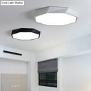 GobekUsa Contemporary Acrylic Flush Mount Ceiling Light for Bedroom - Faceted Chandelier
