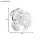 GobekUsa Contemporary Acrylic Single Head Wall Mount Sconce Light Fixture for Restaurants - Clear
