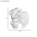 GobekUsa Contemporary Acrylic Single Head Wall Mount Sconce Light Fixture for Restaurants - Clear