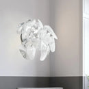 GobekUsa Contemporary Acrylic Single Head Wall Mount Sconce Light Fixture for Restaurants - Clear