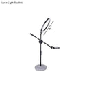 GobekUsa Contemporary Adjustable LED Vanity Light - Round Shaped Metal Design in Black, 8" or 10" Width