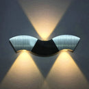 GobekUsa Contemporary Aluminum Wall Mounted LED Sconce Light in Silver Finish with Warm/White Lighting