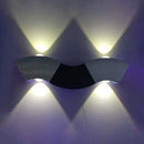 GobekUsa Contemporary Aluminum Wall Mounted LED Sconce Light in Silver Finish with Warm/White Lighting