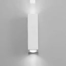GobekUsa Contemporary Aluminum Wall Sconce for Bedroom - 2-Light Warm/White Rectangle Light