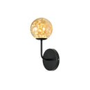 GobekUsa Contemporary LED Glass Wall Mount Light with Bedroom Starry Theme