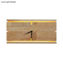 GobekUsa Contemporary Beige Wall Sconce with Acrylic LED - Flush Mount, Rectangular/Round Parlor Design.