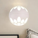 GobekUsa Contemporary LED Wall Sconce: Black/White Metallic Shade for Bedside